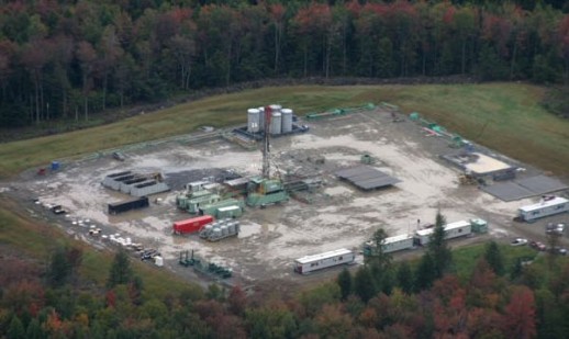 Natural Gas drilling pad